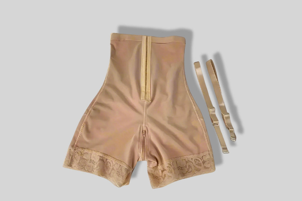 FAJA MOLDEADORA CON CREMALLERA Y CORREAS