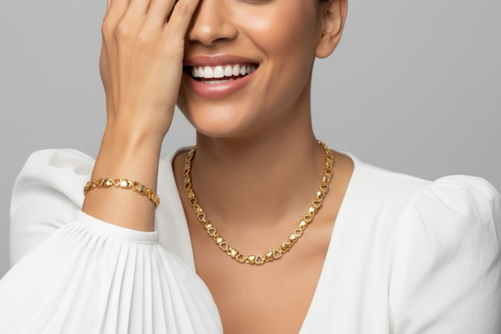 Lazo de Amor: Gargantilla y Pulsera