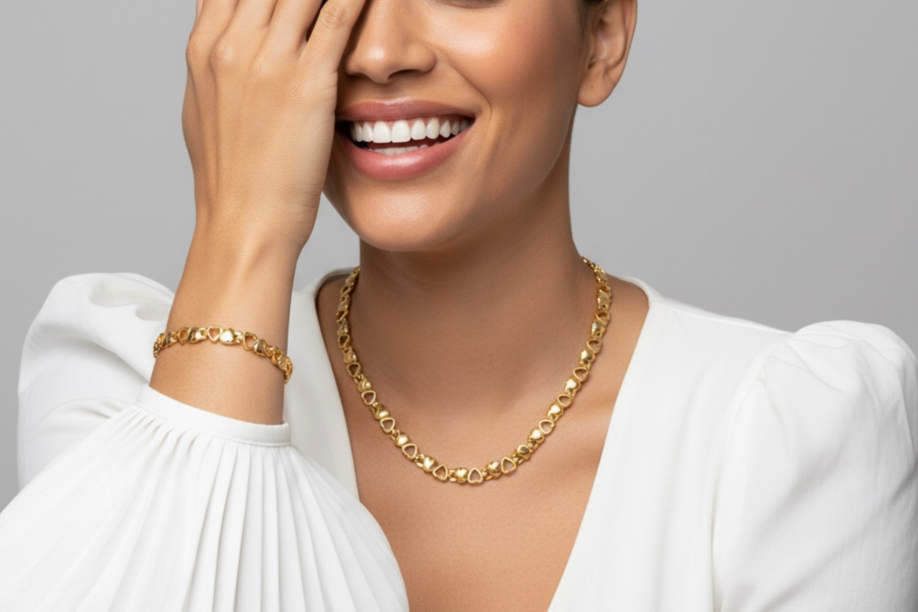 Lazo de Amor: Gargantilla y Pulsera