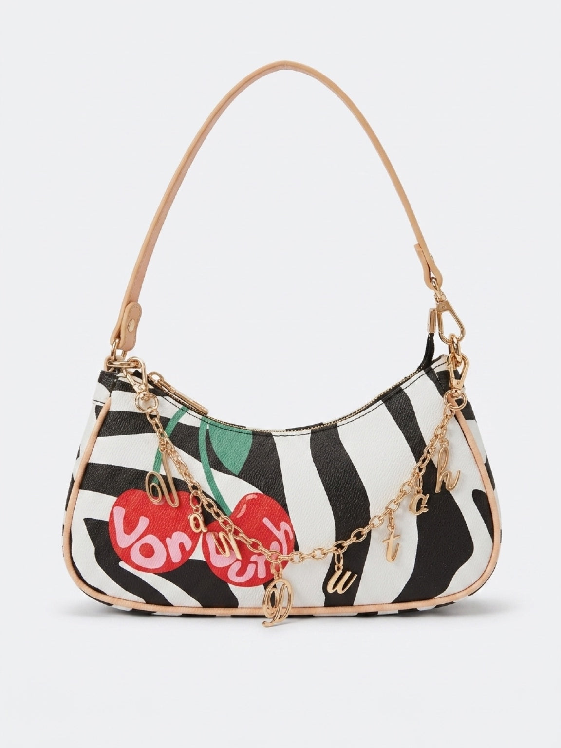 Bolso Von Dutch Cherry Zebra - frente