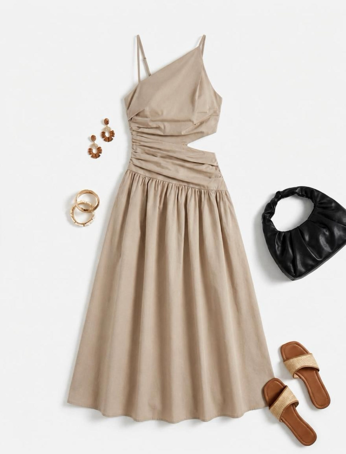 Maxi Boho Sahara - modelo detalle superior