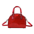 Metallic Red Reflective Bowling Bag - exterior