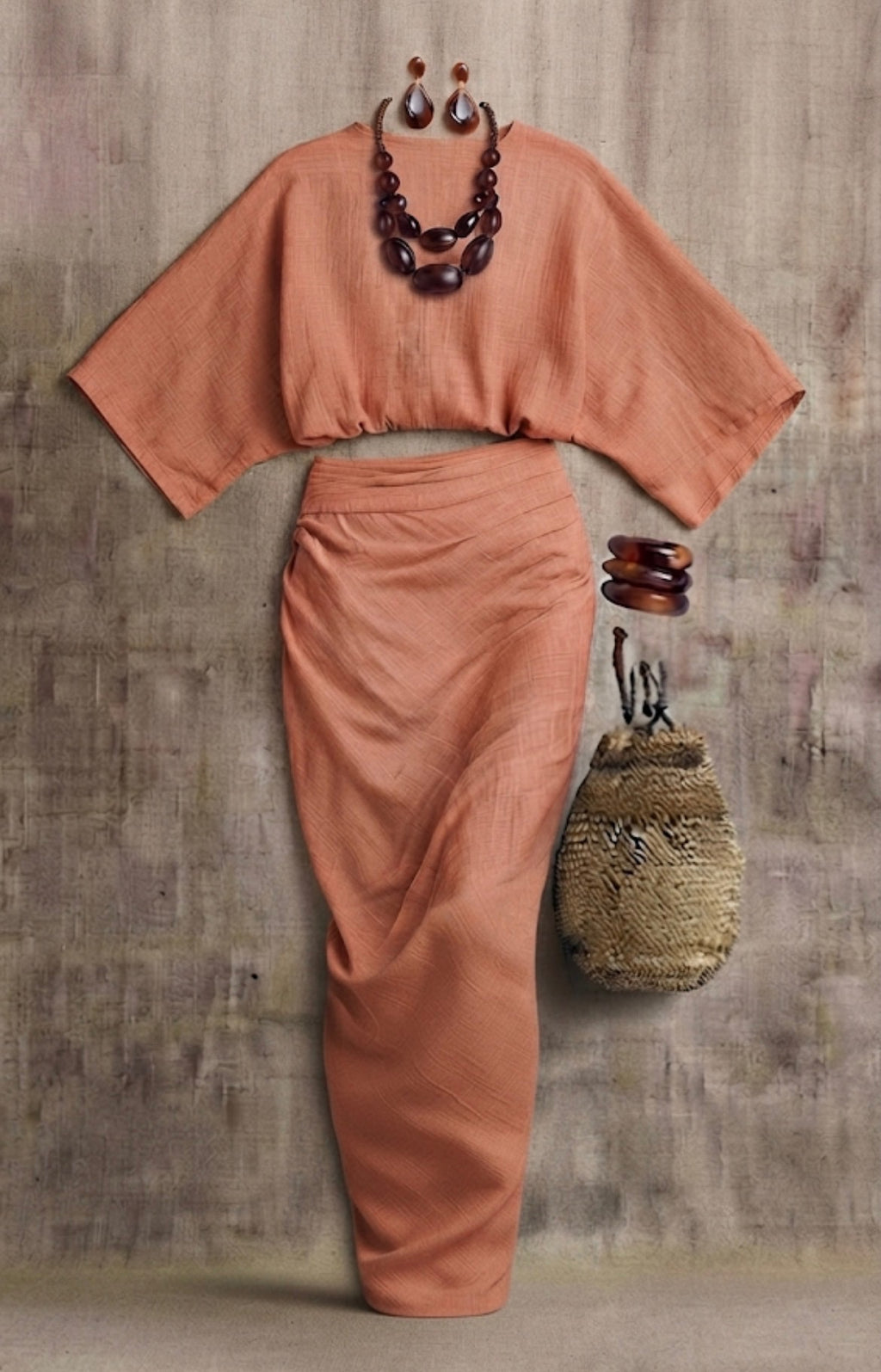 Conjunto Terracota Essenze - Vista completa con modelo