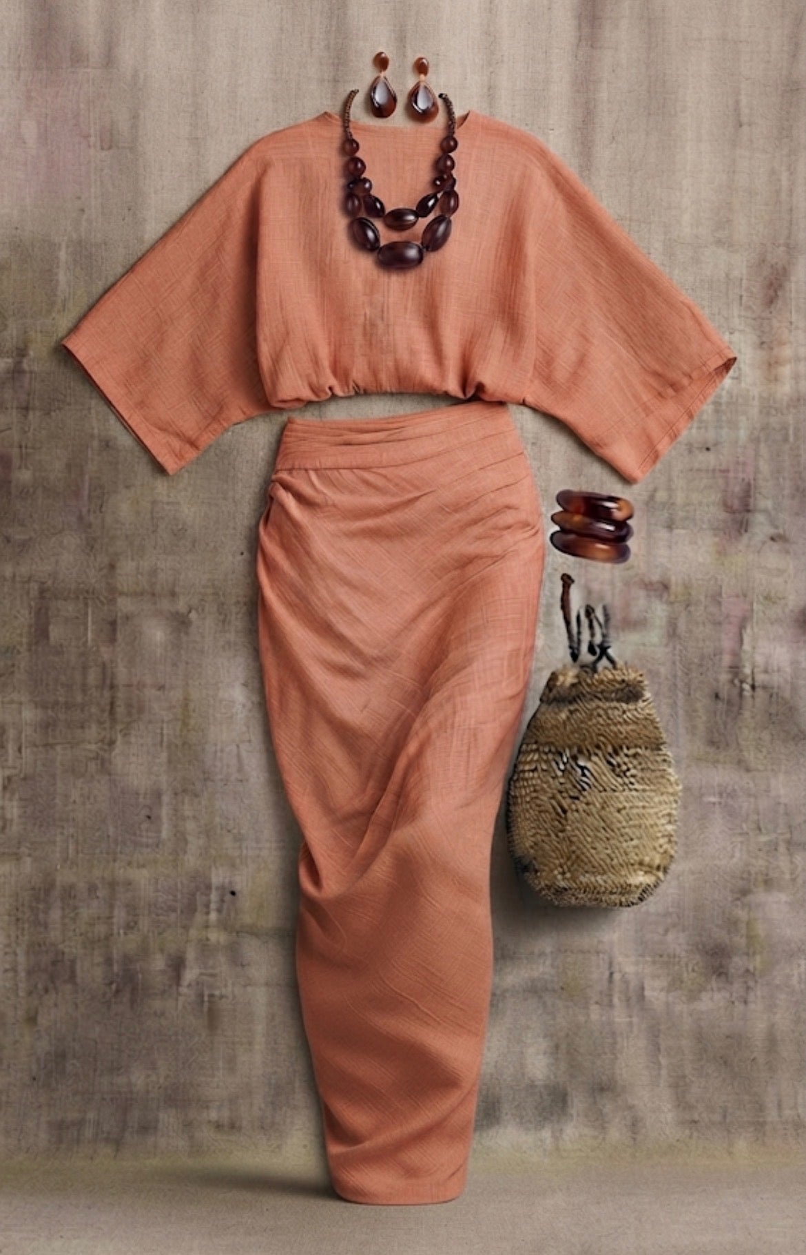 Conjunto Terracota Essenze - Vista completa con modelo