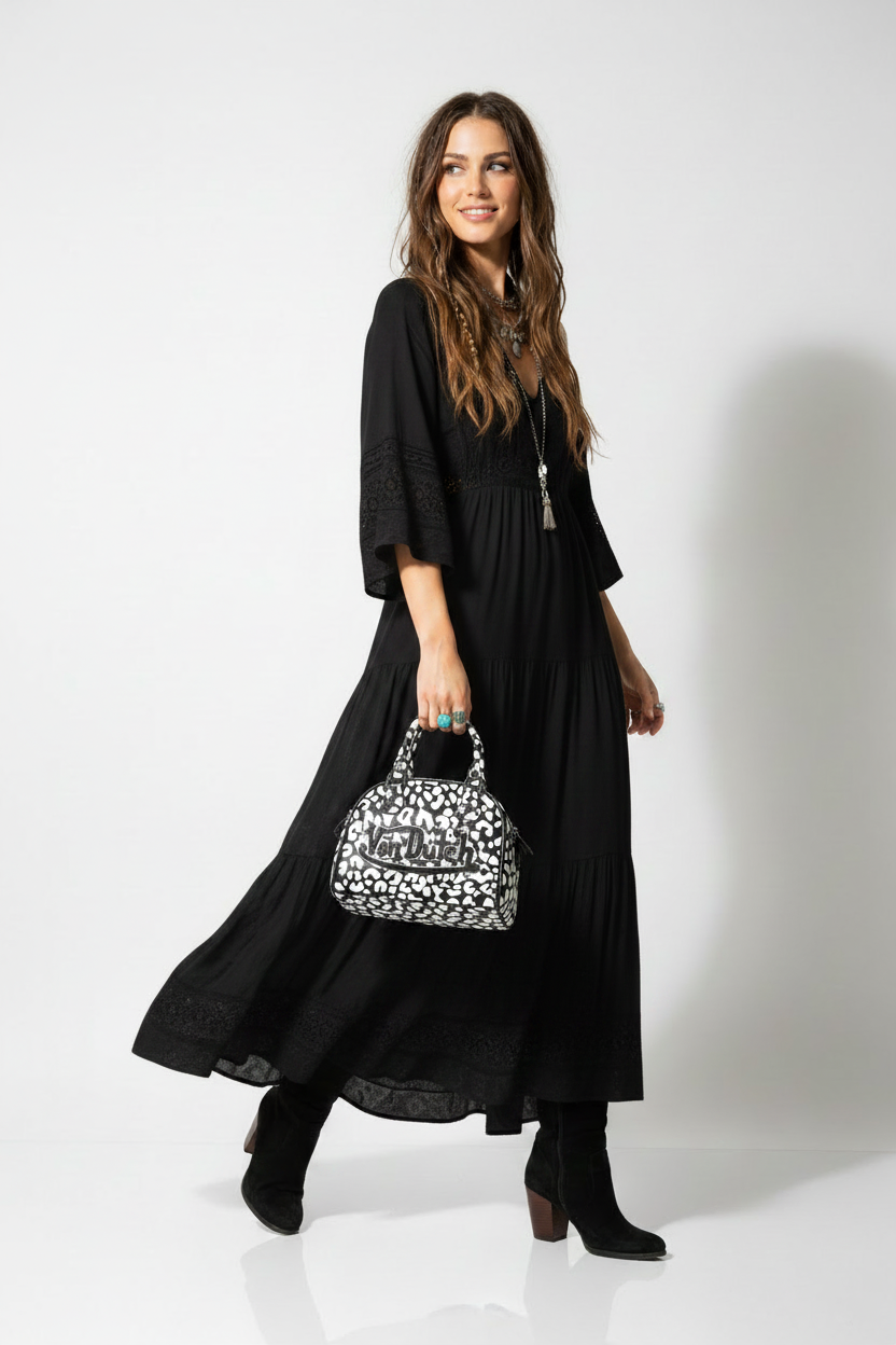 Von Dutch Black Boho Look 1